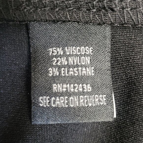 Torrid ~ Sz 14 ~ Black Dress with Front Lace Accent ~ Excellent Condition - Picture 9 of 10